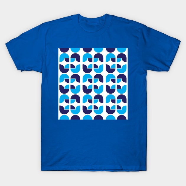 Retro Geometric Tulip T-Shirt by BIBLIOTEECA